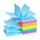 Eastern Wolf Pop Up Sticky Notes 3x3 inch 8 Bright Multi ColorsAccordion SelfStick Notes Purple Sticky Notes 8 Pads 80 SheetPad