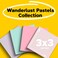 Post-it Postit 100 Recycled Paper Super Sticky Notes 3 in x 3 in 24 Pads 70 Sheets per Pad Wanderlust Pastels Back to School Supplies and Office Products
