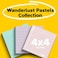 Post-it Postit 100 Recycled Paper Super Sticky Notes 4 in x 4 in 3 Pads 70 Sheets per Pad Wanderlust Pastels Back to School Supplies and Office Products