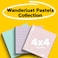 Post-it Postit 100 Recycled Paper Super Sticky Notes 4 in x 4 in 3 Pads 70 Sheets per Pad Wanderlust Pastels Back to School Supplies and Office Products