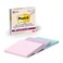 Post-it Postit 100 Recycled Paper Super Sticky Notes 4 in x 4 in 3 Pads 70 Sheets per Pad Wanderlust Pastels Back to School Supplies and Office Products