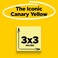 Post-it Postit 100 Recycled Paper Super Sticky Notes Canary Yellow 3 in x 3 in 5 Sticky Note Pads 70 Sheets per Pad School Supplies and Office Products