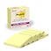 Post-it Postit 100 Recycled Paper Super Sticky Notes Canary Yellow 3 in x 3 in 5 Sticky Note Pads 70 Sheets per Pad School Supplies and Office Products