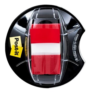 Post-it Postit Flags 1 in x 17 in One Dispenser with 200 Count Red Sticky Tabs Removable Page Markers for Planners Journals and Calendars 200 Flags Total