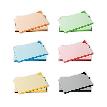 REWRITIES Rewrities Notes 48 Dry Erase Magnetic Cards Multi Color Kit 4 x 6 Reusable Sticky Notes for Tasks Planning Projects Organization