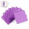 Eastern Wolf Sticky Notes 3x3 SelfStick Notes Bright Colors Sticky Notes 8 Pads 80 SheetPad Purple