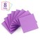 Eastern Wolf Sticky Notes 3x3 SelfStick Notes Bright Colors Sticky Notes 8 Pads 80 SheetPad Purple