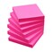 Osboo Sticky Notes 3x3 SelfStick Notes Pads with 6 Bright Colors Easy to Post for Office School Home 6 PadsPack 100 SheetsPad Red