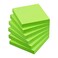 Osboo Sticky Notes 3x3 SelfStick Notes Pads with 6 Bright Colors Easy to Post for Office School Home 6 PadsPack 100 SheetsPadGreen