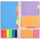Niutop Sticky Notes Set Post SelfStick Notes Pads for Journaling Notebook Planner Study Office Supplies College Essentials Back to School Supplies for High School Students Teen Girl Gifts Preppy Stuff