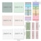Temiary 1000 Sheets Transparent Pastel Sticky Notes with Lines 3 x 3 inch Clear Sticky Note Waterproof See Through Memo Pad Translucent Writable Index Book Tabs for Annotating Supplies
