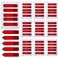 Colarr 10 Pack 1000 Pieces Sign Here Date Tabs Sign Here Date Stickers Flags Please Message Flags for Office Notebook Annotating Books Notary BooksRedCute