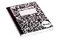 Mintra Office Composition Books Sturdy Flexible Cover 4 Pack Black Marble Comp Wide Ruled