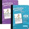 Enday Primary Journal Grades K2 Primary Writing Journal Half Page Ruled Primary Journal Composition Notebook for Kids 100 Sheets kids Notebook Purple and Blue 2 Pack