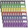 Kajaia 72 Pack Mini Composition Notebook Bulk 40 Pages 34 x 47 Inch Composition Books Pocket Sized Small Notebooks Cute Marble Note Pad Journal Lined Paper for College School Office Classroom Prize