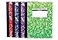 Mintra Office Composition Books Sturdy Flexible Cover 4 Pack Assorted Marble Comp Wide Ruled