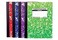 Mintra Office Composition Books Sturdy Flexible Cover 4 Pack Assorted Marble Comp Wide Ruled