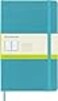 Moleskine Classic Notebook Hard Cover Large 5 x 825 PlainBlank Reef Blue 240 Pages
