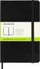 Moleskine Classic Notebook Hard Cover Medium 45 x 7 PlainBlank Black 208 Pages