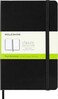 Moleskine Classic Notebook Hard Cover Medium 45 x 7 PlainBlank Black 208 Pages