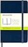 Moleskine Classic Notebook Hard Cover Pocket 35 x 55 PlainBlank Sapphire Blue 192 Pages
