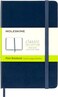 Moleskine Classic Notebook Hard Cover Pocket 35 x 55 PlainBlank Sapphire Blue 192 Pages