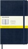 Moleskine Classic Notebook Large Squared Sapphire Blue Hard Cover 5 x 825
