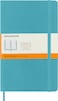 Moleskine Classic Notebook Soft Cover Large 5 x 825 RuledLined Reef Blue 192 pages