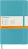 Moleskine Classic Notebook Soft Cover Large 5 x 825 RuledLined Reef Blue 192 pages