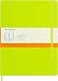 Moleskine Classic Notebook Soft Cover XL 75 x 95 RuledLined Lemon Green 192 Pages