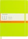 Moleskine Classic Notebook Soft Cover XL 75 x 95 RuledLined Lemon Green 192 Pages