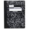 Mead Composition Notebook Wide Ruled Paper 75 x 975 100 Sheets Black Marble 09910