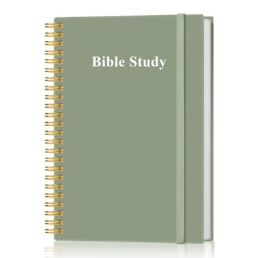 Heveboik Bible Study JournalNotebook Church Notes Notebook Note Taking Journaling Kit 58 x 85 Green