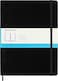 Moleskine Classic Collection Hard Cover Notebook 1Subject Dotted Rule Black Cover 80 10 x 75 Sheets