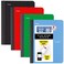 Five Star Composition Book Study App 4 Pack College Ruled Paper 712 x 934 80 Sheets Forest Green Pacific Blue Fire Red and Black 850065BECM