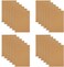 DWIYITTN 24 Pack A6 Mini Journal 35x 5 Thick Lined Paper Pocket Notebook Softcover Small Memo Notepad Brown Kraft