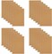 DWIYITTN 24 Pack A6 Mini Journal 35x 5 Thick Lined Paper Pocket Notebook Softcover Small Memo Notepad Brown Kraft