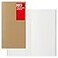 DESIGNPHIL 14247006 Travelers Notebook Refill Unruled 2 Pack Regular Size