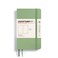 LEUCHTTURM1917 Notebook Softcover Pocket A6123 Numbered Pages for Writing and Journaling Plain Sage