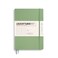 LEUCHTTURM1917 Notebook Softcover Composition B5123 Numbered Pages for Writing and Journaling Dotted Sage
