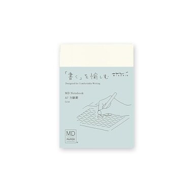 Midori 15346006 Notebook MD Notebook A7 Square Ruled
