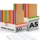 Rosmonde 50 Pack A5 Kraft Journal Extra Pages 120 Pages 60 Sheets Long Lasting Wide Ruled 8 x 57 Kraft Notebook Bulk Journal Notebook A5 Bulk Composition Notebooks Bulk Notebook for School