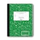 iScholar Grade 1 Primary Composition Notebook 775 x 975 Inches 50 Sheets Skip Line Ruling Green Marble 10018