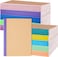 Nanajorwa 100 Pack A5 Colorful Ruled Lined Mini Notebook Journals Bulk Soft Cover Kraft Composition Notepad Memo Cuadernos for Girls Students Traveler Note Taking School Supplies