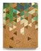 Paper House Productions 8 Foil Embossed Soft Cover Notebook with Dot Grid Pages and Satin Ribbon Page Marker Forest Light