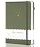 CAGIE Lined Journal Notebook for Work 196 Pages Medium 57 x 83 Hardcover Notebook Journal with Pen Loop Turquoise Ruled Gifts