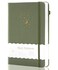 CAGIE Lined Journal Notebook for Work 196 Pages Medium 57 x 83 Hardcover Notebook Journal with Pen Loop Turquoise Ruled Gifts