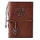 MALEDEN Refillable Spiral Daily Notepad Classic Embossed Travel Journal Diary