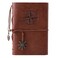 MALEDEN Refillable Spiral Daily Notepad Classic Embossed Travel Journal Diary