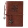 MALEDEN Refillable Spiral Daily Notepad Classic Embossed Travel Journal Diary